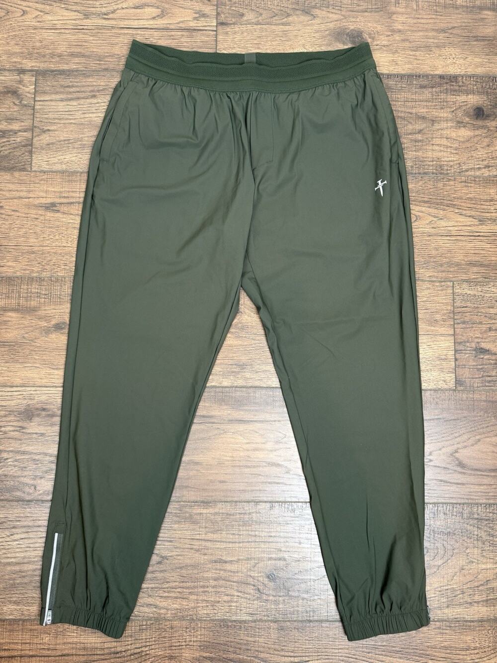 Three Nails Joggers Men XL Green Training Athletic Activewear Pants